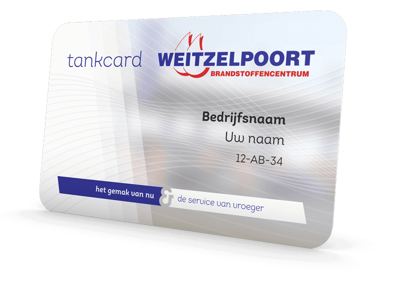 Tankpas Tankkaart Tankcard Weitzelpoort